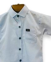 Half Sleeves Light Blue Shirt